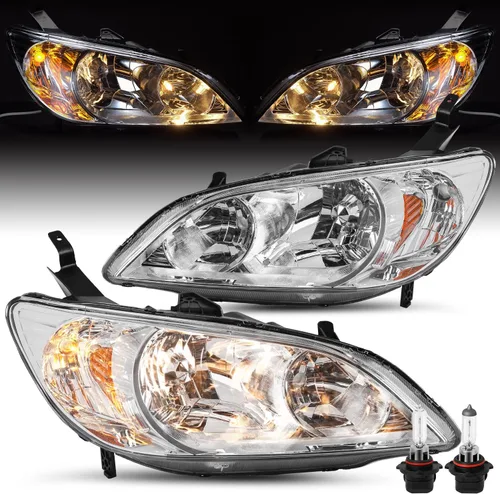 Miniatura 16 de JSBOYAT Conjunto de faros delanteros LED completos con LED DRL para Honda Civic OEM 2022 2023 2024 2025 Reemplazo del faro delantero del proyector