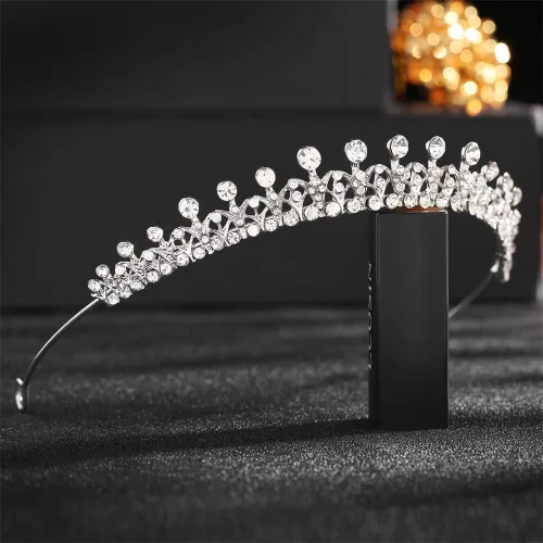 Miniatura 6 de Crystal Tiara Crown For Women Bridal Hair Ornaments for Birthday Pageant Wedding Prom Women Girls Hair Accessories