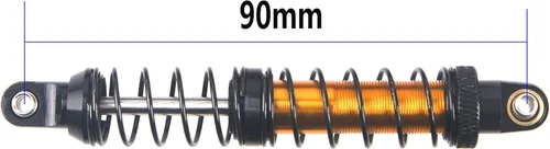 Miniatura 5 de ShareGoo - Amortiguador metálico de 70/80/90/100/110/4.724 in, compatible con Tamiya CC01 Traxxas TRX4 Axial SCX10 D90 D110 RR10 1/10 RC