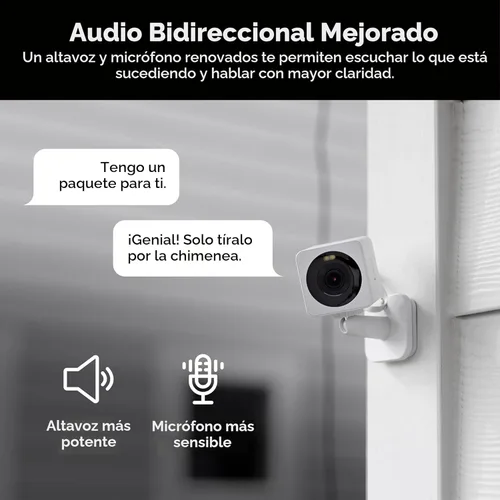 Miniatura 6 de WYZE OG Cámaras de seguridad wifi para exteriores, para la casa, para interior, visión nocturna a color, con foco, audio bidireccional