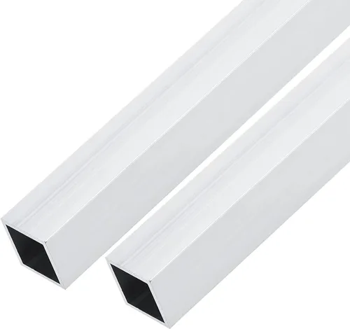 Miniatura 10 de METALLIXITY Tubo cuadrado de aluminio (1.575 in x 1.575 in x 0.039 in x 7.874 in) 2 piezas, tubo de aluminio 6063 - para muebles del hogar