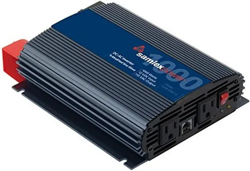Samlex America (SAM-1000-12) Inversor de onda sinusoidal modificada de 1000 W, azul