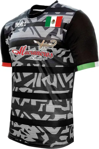 Miniatura 2 de Jersey México Alacraneros de Durango 100% Poliéster NegroGris_Hecho en México