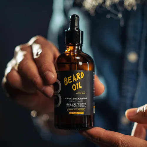 Miniatura 3 de L3 Aceite para barba de nivel 3 – Promueve el crecimiento rápido de la barba, suaviza y restaura el vello facial, aceite perfumado de nivel tres