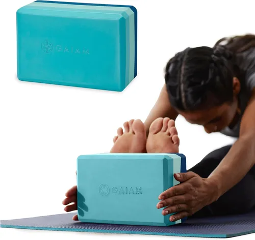 Miniatura 15 de Gaiam Yoga Block - Supportive Latex-Free Eva Foam - Soft Non-Slip Surface with Beveled Edges for Yoga, Pilates, Meditation Menta cool