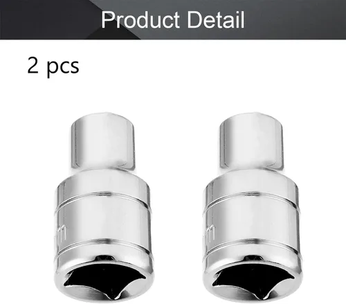 Miniatura 4 de Utoolmart 1/2 pulgada de cabeza de accionamiento de broca hexagonal de 0.354 in, enchufes de acero CR-V, altura de 1.5 "(38 mm), herramientas