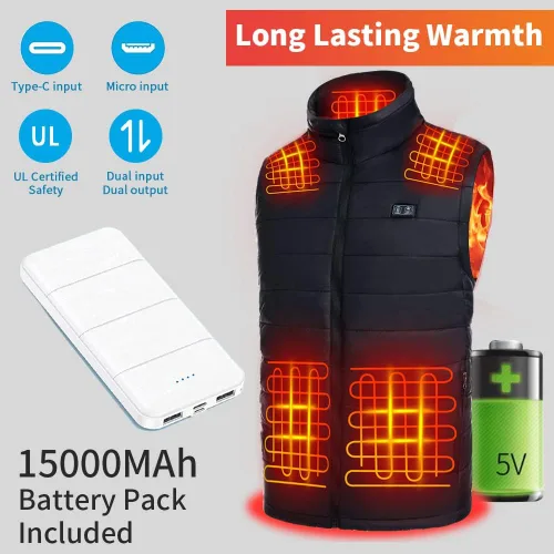 Miniatura 4 de Heated Vest with Battery Pack Heated Hunting Vest, Smart Electric Heating Vest, Warming Heating Vest for Hiking