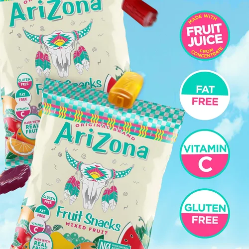 Miniatura 4 de Bocadillo AriZona gomas de fruta real, masticables