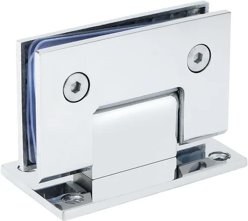 Miniatura 9 de Alise Bisagras de Puerta de Ducha de Vidrio, Bisagras de Puerta de Ducha de 180 Grados para Puertas de Vidrio, Bisagras de Gabinete de Acero Cromo