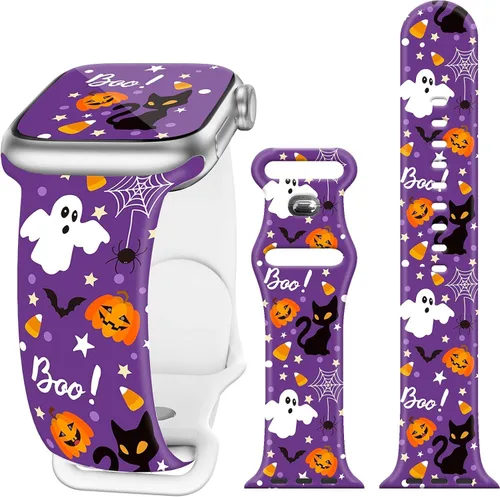 Miniatura 23 de Bandas de reloj de vacaciones compatibles con Apple Watch para mujeres y hombres de 38mm 40mm 41mm 42mm 44mm 45mm 46mm 49mm, para iPhone, iWatch