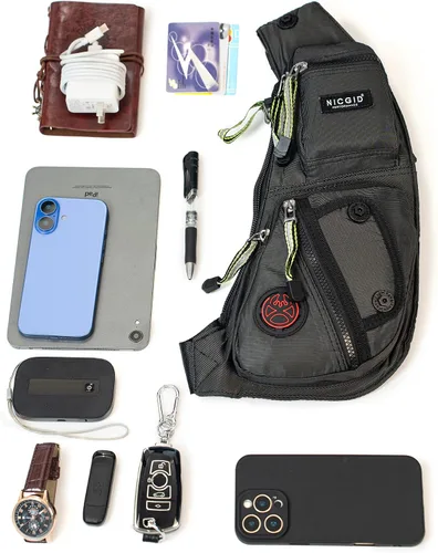 Miniatura 3 de Nicgid Sling Bag - Mochila bandolera para hombre), LYSB01NH075BJ-SPRTSEQIP