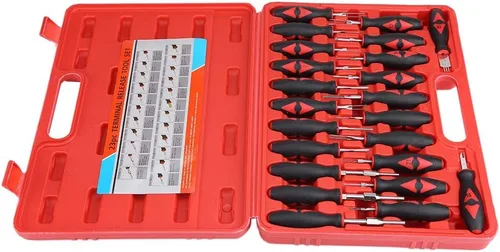 Miniatura 3 de Kit de herramientas de extracción de terminales automotrices universales de 23 piezas