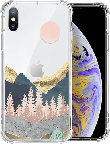 Miniatura 44 de Funda compatible con iPhone XR, TPU suave, transparente, a prueba de golpes, funda protectora transparente para iPhone XR, cactus