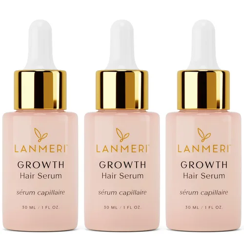 Miniatura 9 de Lanmeri Suero vegano para el crecimiento del cabello, tratamientos naturales para el crecimiento del cabello y la pérdida del cabello para mujeres