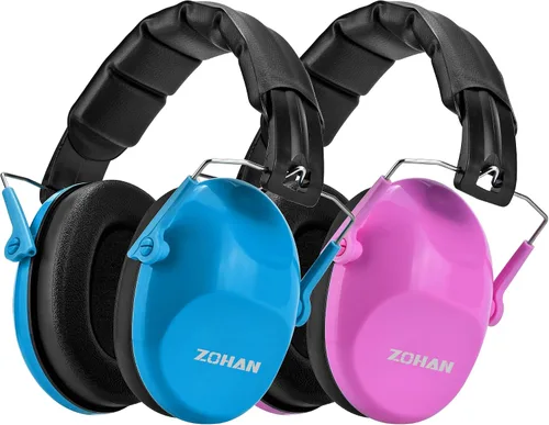 Miniatura 14 de ZOHAN 032 - Auriculares con cancelación de ruido para niños, 25 dB, NRR, orejeras de protección de oídos para niños, para escuela, Monster Jam
