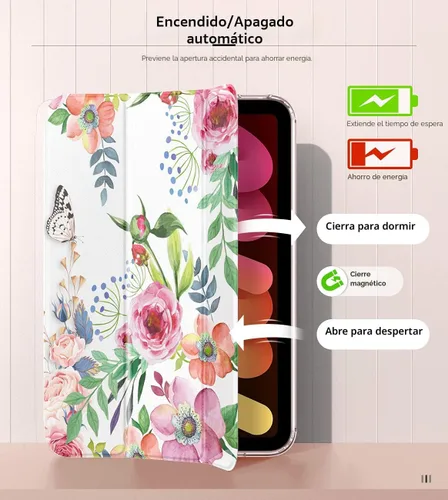 Miniatura 8 de MoKo Funda para el nuevo iPad mini 7 (A17 Pro) 2024, Funda para iPad mini de 6ª generación 2021 (21,08 cm), Funda para iPad mini 6, Funda trasera