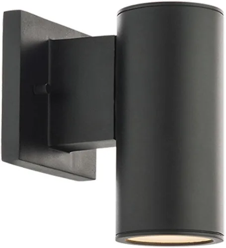 Miniatura 9 de WAC Lighting, Cilindro LED doble arriba y abajo de la luz de pared interior o exterior 3000K en blanco