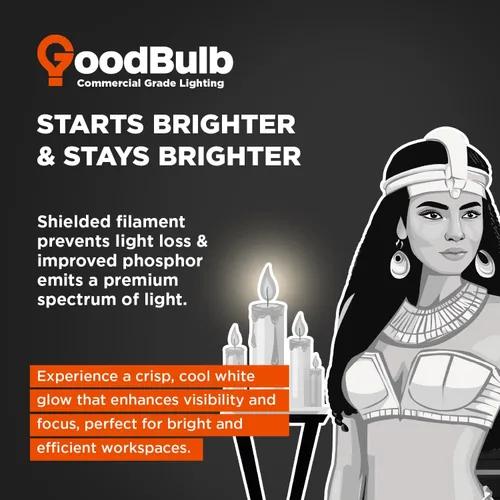 Miniatura 6 de GoodBulb F54T5/830/ECO 54W 46 pulgadas T5 Bombilla fluorescente T5, base bi-pin media blanca cálida de 3000 K, 4950 lúmenes 85 CRI 36000 horas