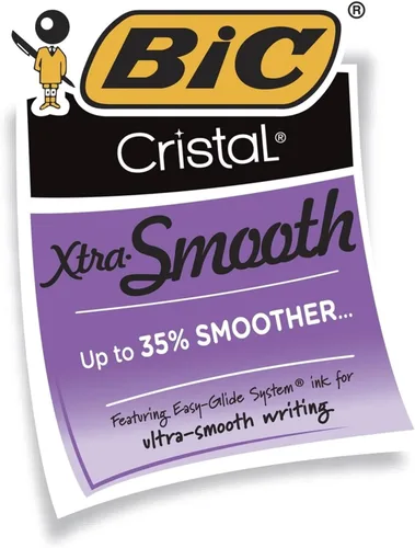 Miniatura 8 de BIC Cristal Xtra, Bolígrafo suave, Negro 12