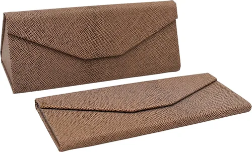 Miniatura 192 de Real Sic Funda para lentes de sol para hombres y mujeres, soporte magnético plegable para lentes de sol, inspirado en el color sólido