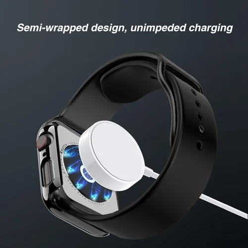 Miniatura 5 de Ailun Funda protectora de pantalla para Apple Watch Series 9, 8 y 7 [1.61 pulgadas], carcasa rígida ultrafina de policarbonato integrado con vidrio