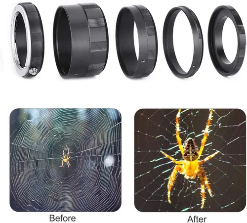 Miniatura 3 de Macro Fotografía Extensión Adaptador Tubo Lente de Primer Plano para Cámara Sin Espejo Montaje E, para A7 A7R A7S NEX-7 6 5T 5C 5R 5N F3 C3 3 A6000