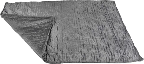 Miniatura 5 de Nova Microdermabrasion Manta con peso (48 x 72 pulgadas, 15 libras para 130-170 libras, color gris) Manta pesada para adultos y niños Algodón