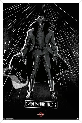 Miniatura 10 de Trends International Marvel Spider-Man - Póster de pared con texto en inglés "Into The Spider-Verse", de Spider-Man Noir, 14.725 x 22.375 pulgadas