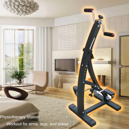 Miniatura 6 de BetaFlex HomePhysio Malibu - Ejercitador de pedal dual para jóvenes y personas mayores, bicicleta de ejercicio de pedal compacto para brazos