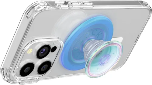 Miniatura 7 de PopSockets Agarre con soporte magnético para teléfono, parte superior intercambiable, sujeción segura para fundas MagSafe de iPhone, agarre
