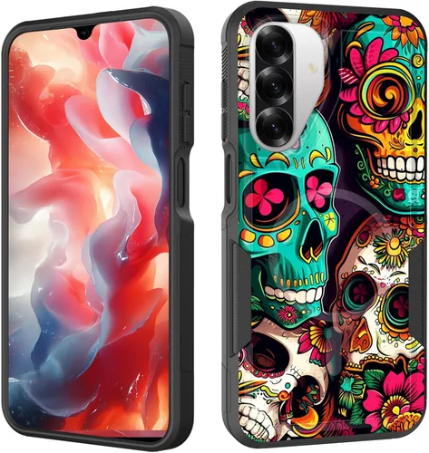 Miniatura 266 de Funda magnética para Galaxy A16 5G, [compatible con MagSafe] [protección contra caídas de grado militar] Funda resistente a prueba de golpes