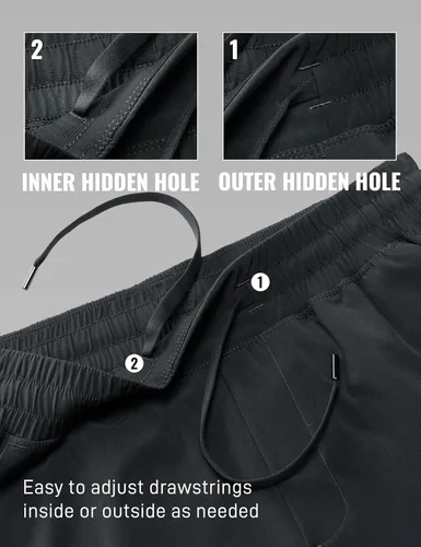 Miniatura 7 de CRZ YOGA Pantalones cortos de entrenamiento sin forro para hombre de 5 pulgadas, ligeros, de secado rápido, para correr, deportes, atletismo