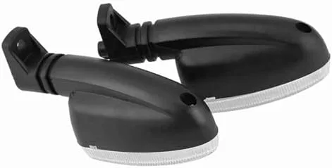 Miniatura 8 de Terisass Luces de giro 1 par motocicleta indicadores lente 12V plástico dirección indicador lámpara con para F650GS 2008-2009 F800GS F800R 2007-2008