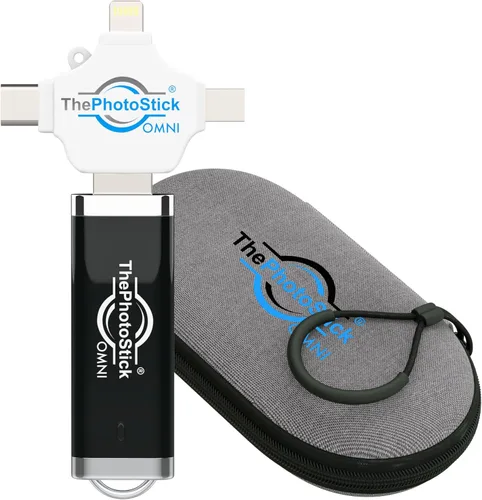 Miniatura 8 de ThePhotoStick® Omni 128GB + Estuche Protector Copia de Seguridad y Transferencia Segura de Fotos y Videos Organización de Archivos Digitales