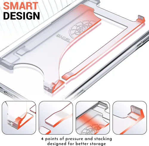 Miniatura 3 de Shields Up Funda para Samsung Galaxy Note 10 Plus, funda minimalista con tarjetero [3 tarjetas] y soporte de anillo, [protección contra caídas]