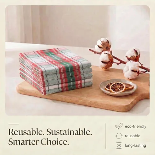 Miniatura 306 de Urban Villa Toallas de cocina 100% algodón para cocina (juego de 6) 20"x30" toallas de cocina altamente absorbentes, juego de ropa de cocina