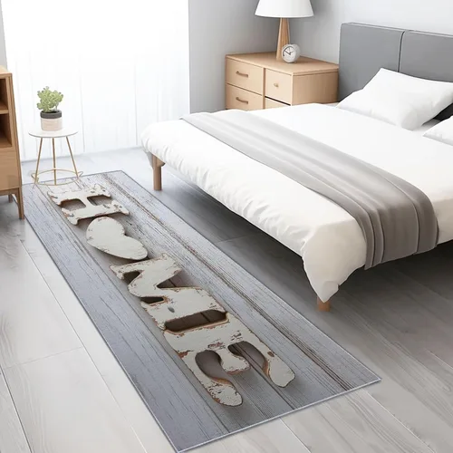 Miniatura 13 de 2'x8' Rug Runners for Hallways Non Slip Vintage Wood Panel Texture Brown Runner Rug for Bedroom, Washable Runner with Non Slip Backing, Soft Brown 7