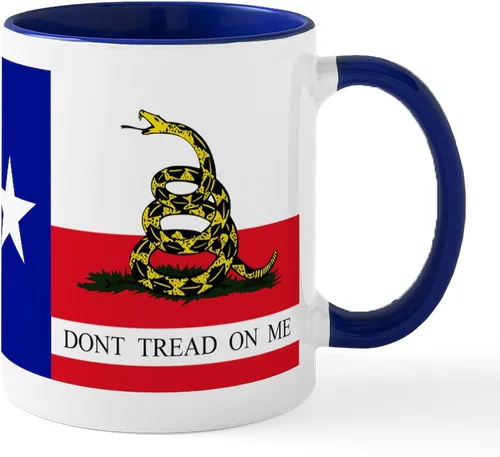 Miniatura 29 de CafePress – Taza Amarillo Texas – El único Taza de café, taza de café, S, Blanco
