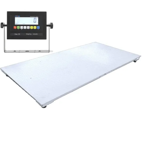 Miniatura 18 de SellEton SL-4x4-10k-NN - Báscula de suelo de 10,000 libras x 1 libra, 48 x 48 pulgadas, precisa, con indicador digital de metal inteligente