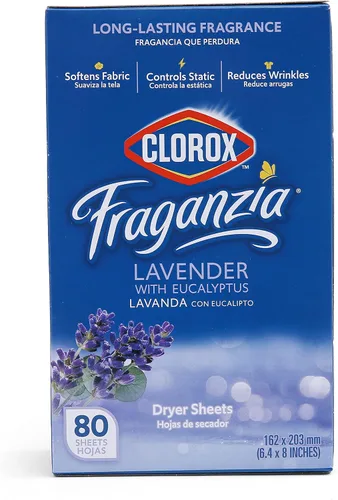 Miniatura 12 de Clorox Fraganzia - Hojas de secadora suavizantes de tela, reductoras de arrugas y antiestáticas, para ropa con gran olor, suaviza telas, aroma Océano