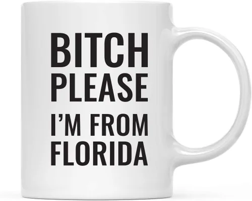 Miniatura 26 de Andaz Press Taza de café de 11 onzas, regalo de broma, Bitch Please I'm from Alabama, paquete de 1, incluye caja de regalo, divertidas ideas