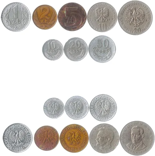 Miniatura 5 de Juego de 3 monedas de Turquía. 1, 5, 10 liras. 1981-1983