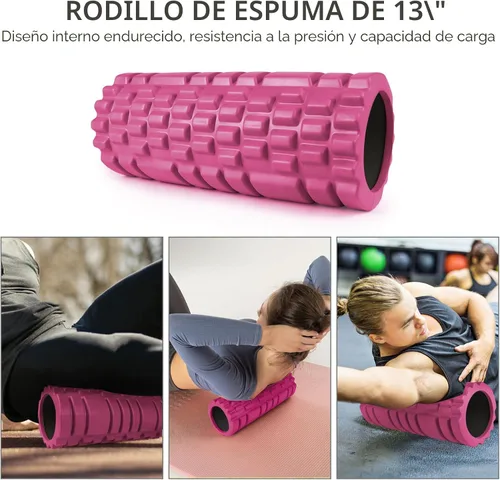 Miniatura 2 de JOYENERGY Juego de rodillos de espuma 5 en 1, rodillo de espuma de punto gatillo patentado, palo de masaje, bola de masaje, banda de resistencia