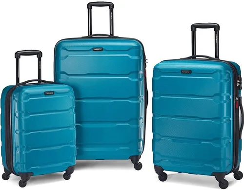 Miniatura 2 de Samsonite Omni - Juego de 3 piezas con accesorios para equipaje Azul Caribe Equipaje rígido con ruedas