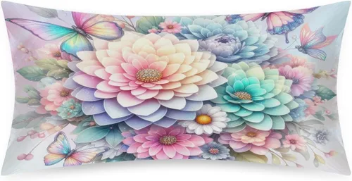 Miniatura 110 de Funda de almohada de satén de unicornio rosa lindo para cabello y piel, tamaño estándar, funda de almohada de seda suave de satén refrescante