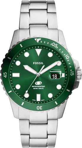 Miniatura 17 de Fossil Men's Watch, Blue Quartz Stainless Steel Dive-Inpired Watch for Men