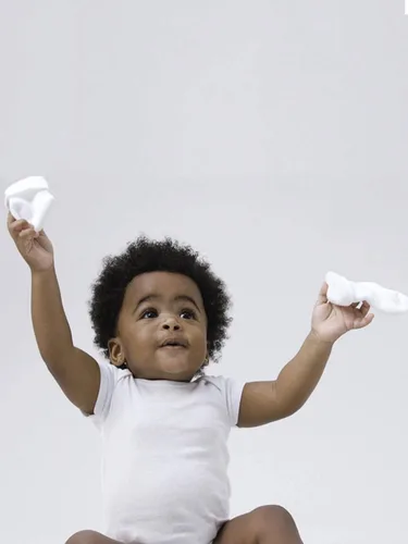 Miniatura 4 de Gerber bebé niña 6-par calcetín, Blanco
