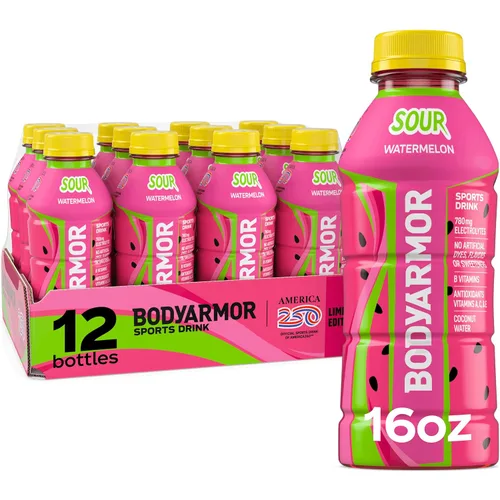 Miniatura 17 de BODYARMOR - Bebida deportiva, baya negra, sabores naturales con vitaminas, electrolitos ricos en potasio, perfecta para deportistas, 16 onzas