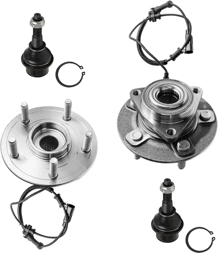 Miniatura 135 de Detroit Axle - Kit de extremo delantero RWD para Chrysler 300 Dodge Challenger Charger Upper Lower Control Arms rótulas de rodamiento de rueda Bujes