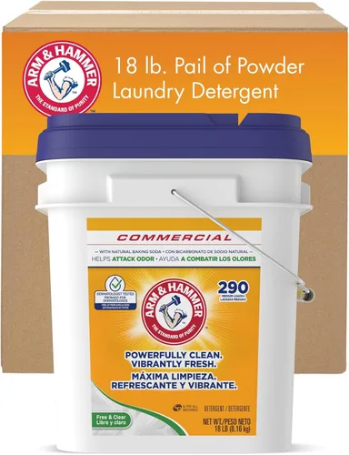 Miniatura 9 de Arm & Hammer detergente en polvo para la ropa, Crisp Clean, cubo de 18 libras